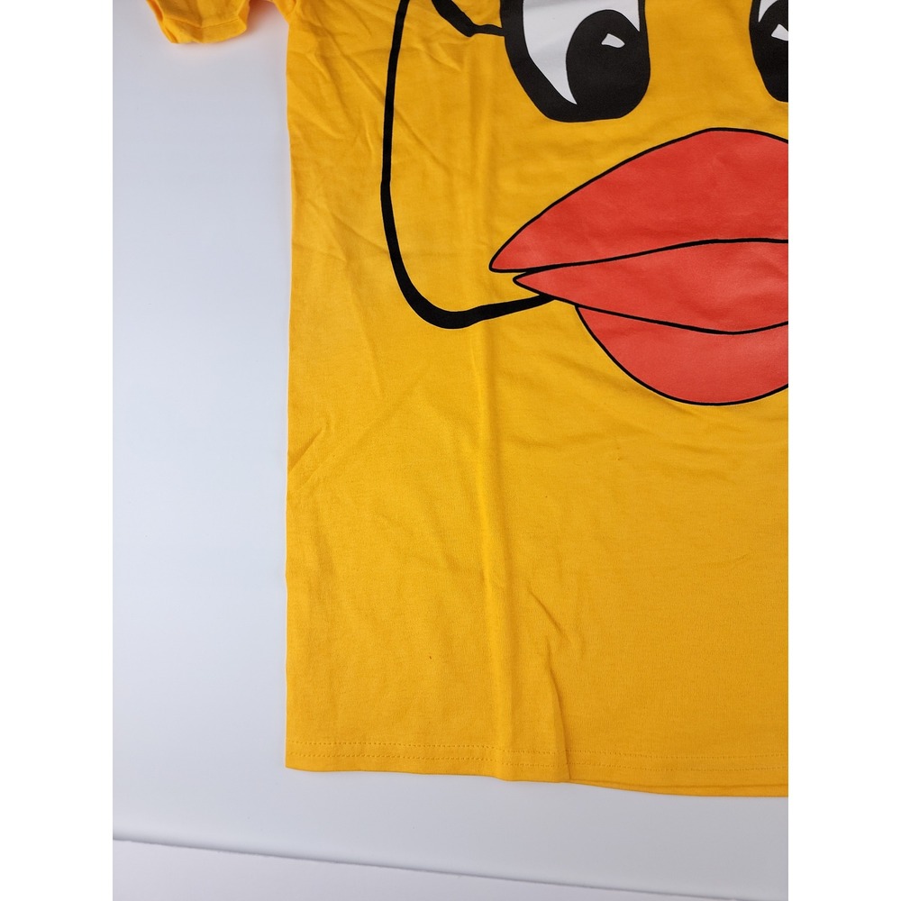 Gildan Yellow Duck Face Graphic T-Shirt Tee Heavy Cotton Adult Unisex - Picture 5 of 11